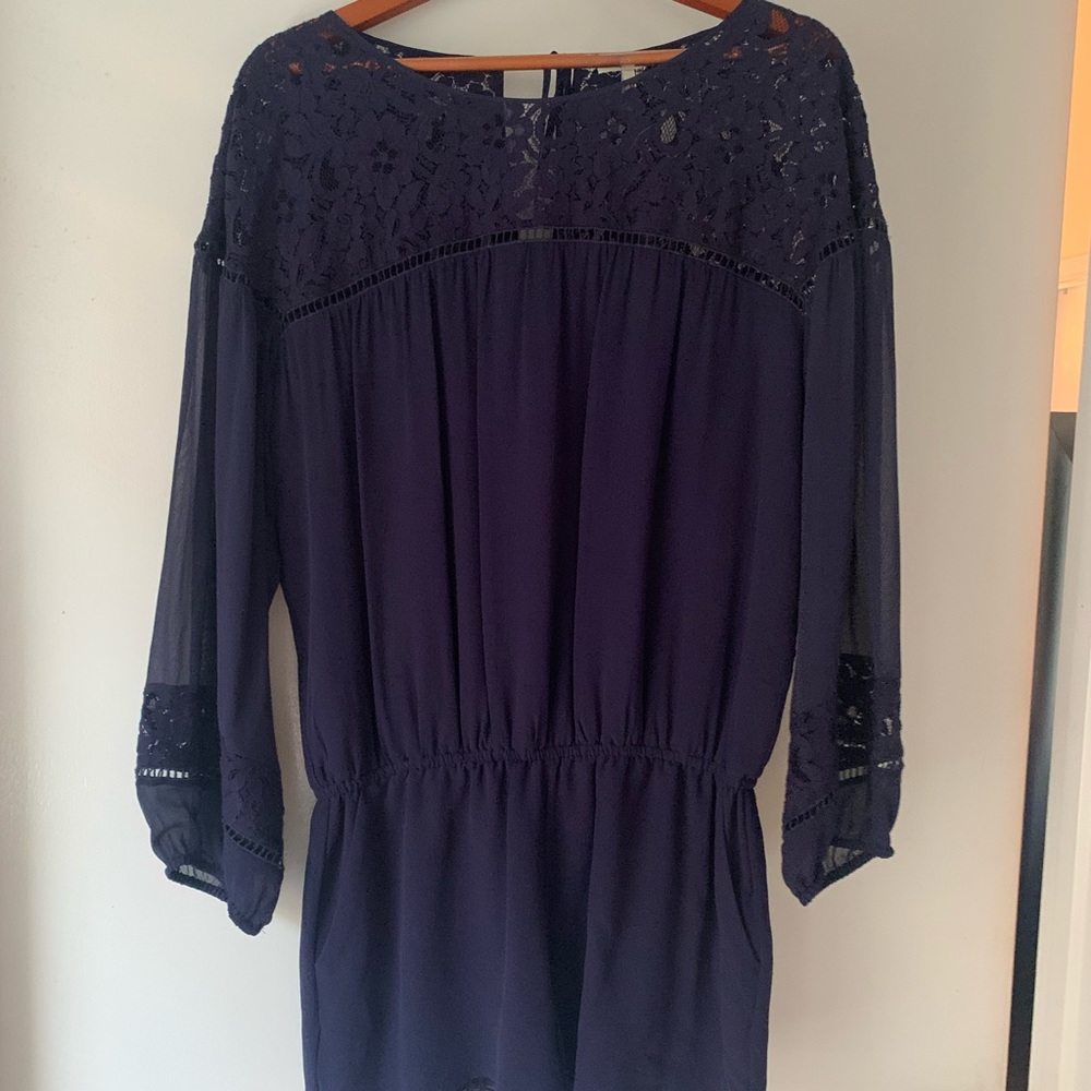 Joie navy blue romper